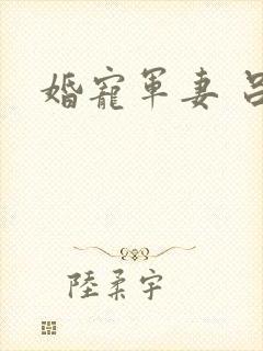 婚宠军妻 吕颜