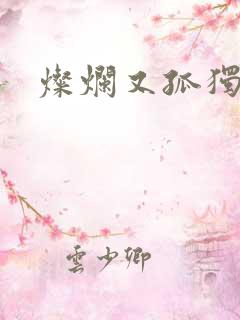 灿烂又孤独的神