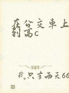 在公交车上被弄到高c