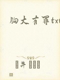 胸大有罪txt
