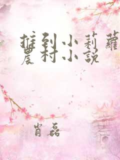 推到小莉萝稚嫩农村小说