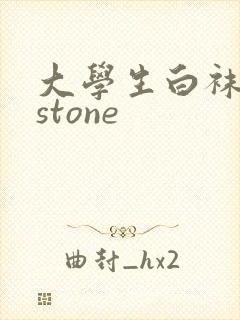 大学生白袜飞机stone