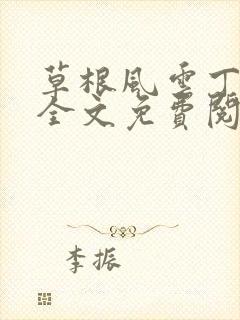 草根风云丁长生全文免费阅读