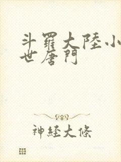 斗罗大陆小说绝世唐门