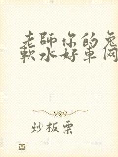 老师你的兔子好软水好车网站