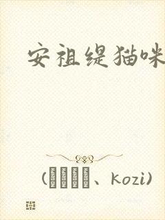 安祖缇猫咪抱抱