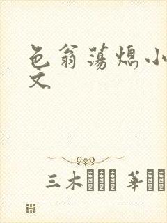 色翁荡熄小说全文