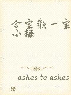 合家欢一家亲黄小梅