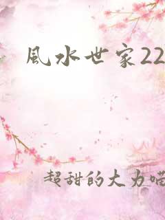 风水世家229