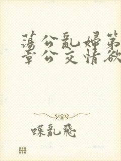 荡公乱妇第69章公交情欲