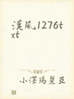 汉风1276txt