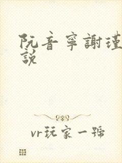 阮音宁谢瑾之小说