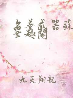 名养成器苏沫沫笔趣阁