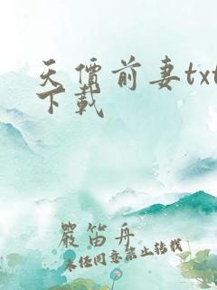 天价前妻txt下载