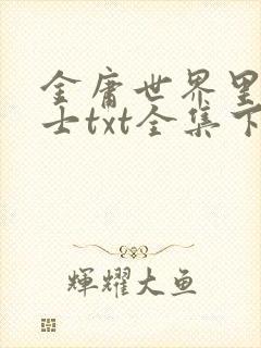金庸世界里的道士txt全集下载