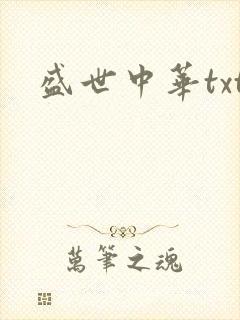 盛世中华txt