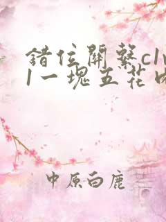 错位关系c1v1一块五花肉