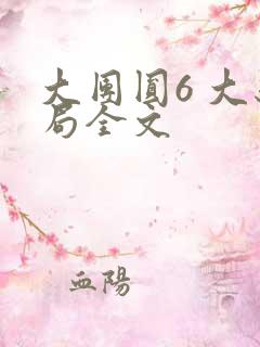 大团圆6 大结局全文