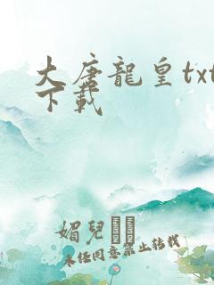 大唐龙皇txt下载