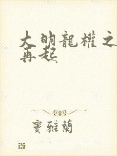 大明龙权之风云再起