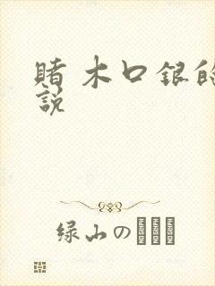 赌 木口银的小说