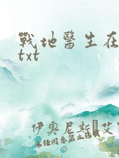 战地医生在都市txt