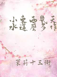 小东西几天没做水这么多作文漫画