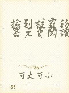 捡到校霸的遥控器免费阅读