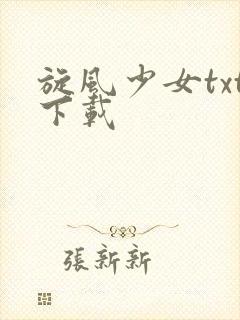 旋风少女txt下载