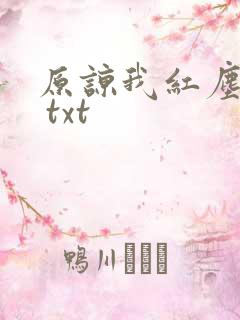 原谅我红尘颠倒 txt