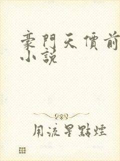 豪门天价前妻 小说