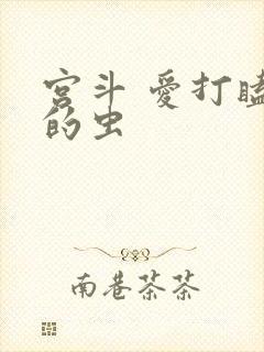 宫斗 爱打瞌睡的虫