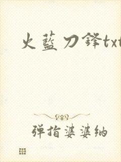 火蓝刀锋txt