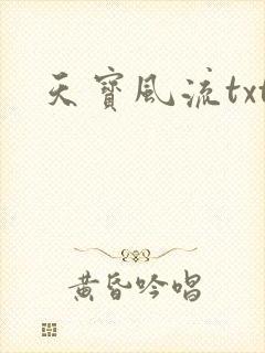 天宝风流txt