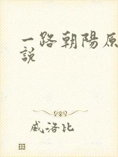 一路朝阳原著小说
