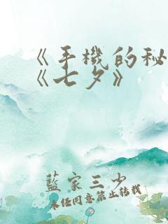 《手机的秘密》《七夕》