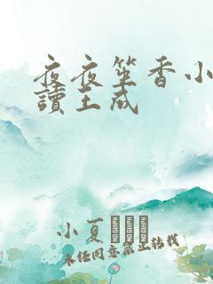 夜夜笙香小说阅读王成