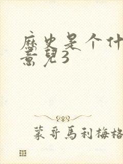 历史是个什么玩意儿3