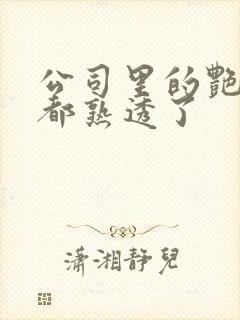 公司里的艳妇们都熟透了