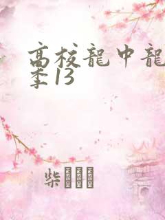 高校龙中龙第二季13