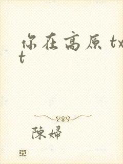 你在高原 txt