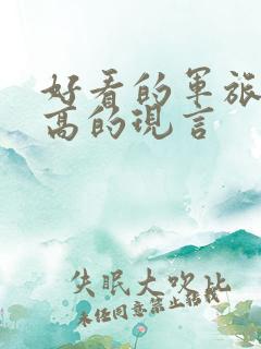好看的军旅肉质高的现言