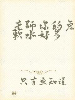 老师你的兔子好软水好多