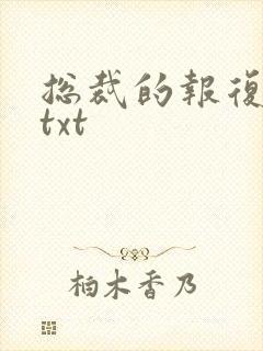 总裁的报复游戏txt