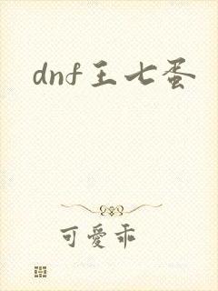 dnf王七蛋