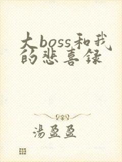 大boss和我的悲喜录