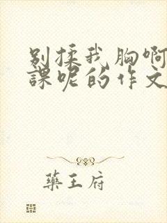 别揉我胸啊嗯上课呢的作文