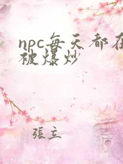 npc每天都在被爆炒