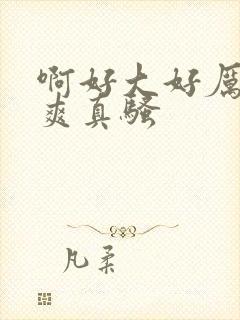 啊好大好厉害好爽真骚