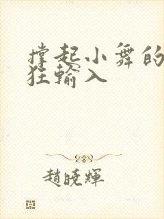 撑起小舞的腿疯狂输入